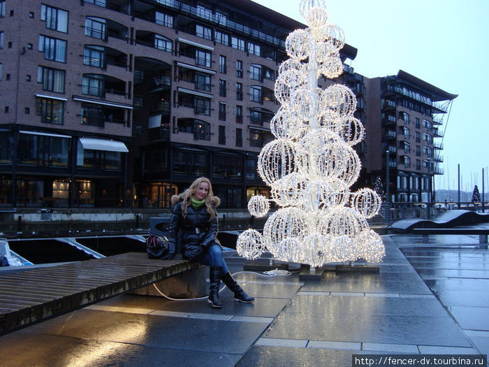 Просто рождественская елка Осло, Норвегия
