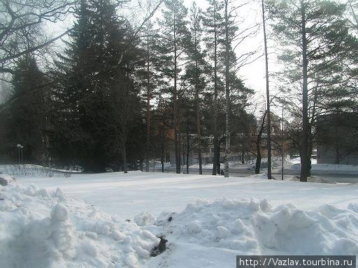 Снега под солнцем Миккели, Финляндия