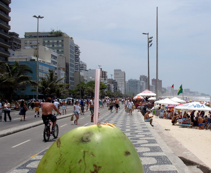 Пляжи  Ипанема и Копакабана Рио-де-Жанейро, Бразилия