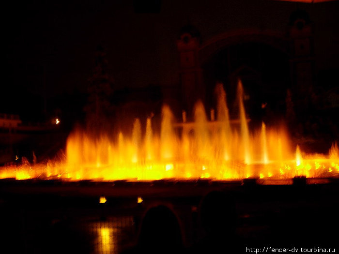 Пражские поющие фонтаны Прага, Чехия