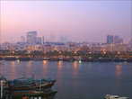 Рассвет. Вид на город через Dubai Creek