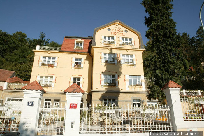 Недавно отреставрированная вилла Милада сейчас стала отелем. Здание было построено чешским архитектором для его дочери Милады в 1920 году. Прага, Чехия