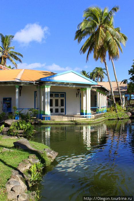 Дома деревни Остров Вити-Леву, Фиджи