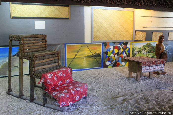 Экспонаты музея Остров Вити-Леву, Фиджи