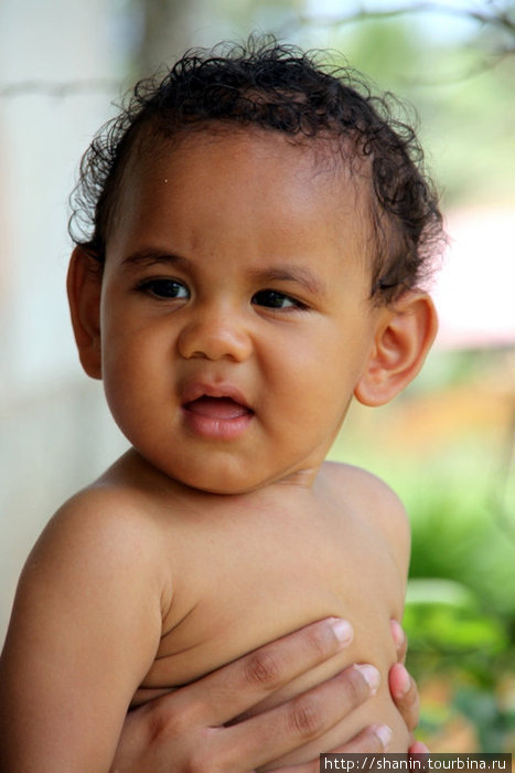 Настоящий фиджийский ребенок Остров Вити-Леву, Фиджи