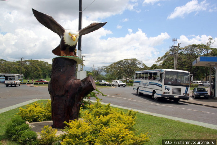 Памятник орлу в Ба Остров Вити-Леву, Фиджи