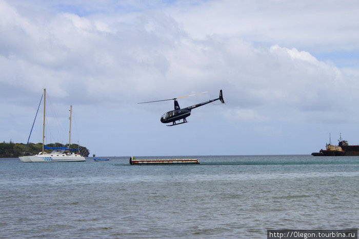 При желании и вы можете полетать на вертолёте по Вануату Порт-Вила, Вануату