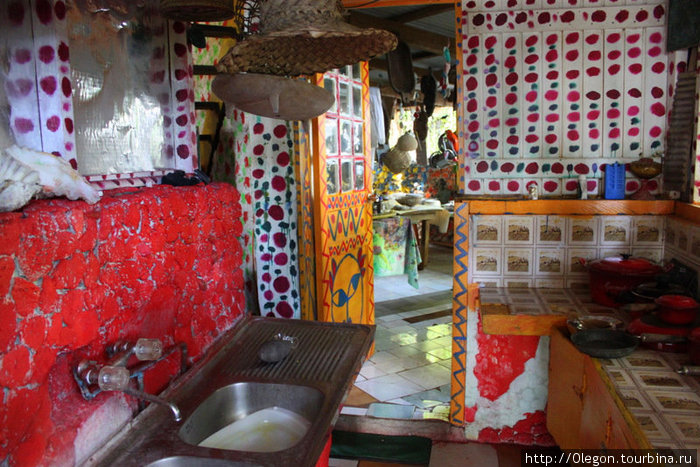 Посудомоечная комната перед кухней Порт-Вила, Вануату