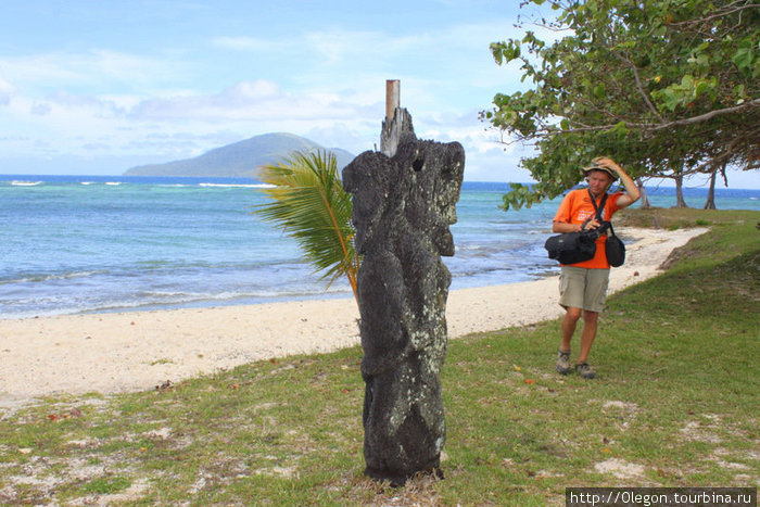Человечки на берегу Вануату