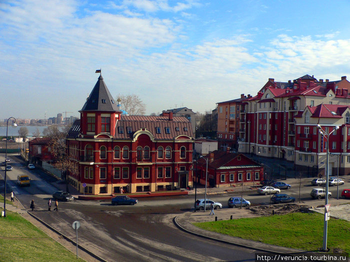 Вид с кремлевского холма. Казань, Россия