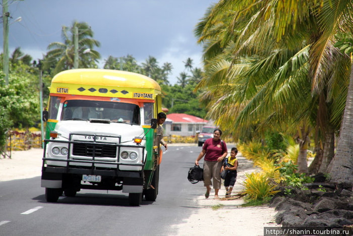 Пассажиры автобуса Остров Савайи, Самоа