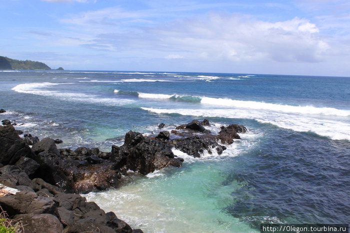 Океан радует нас своей красотой Самоа