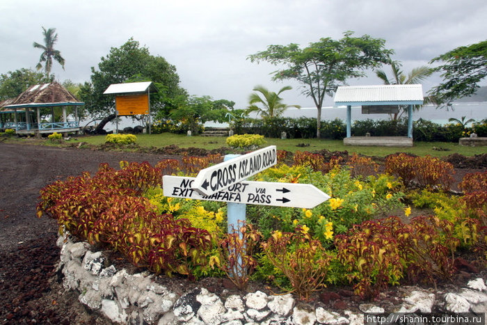 Указатели направлений Остров Уполу, Самоа