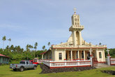 Церкви самой необычной формы можно увидеть на Самоа