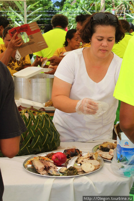 Комплект — мясо, картошка, фрукты Остров Уполу, Самоа