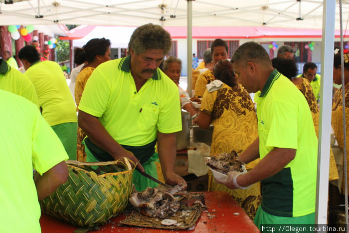 Открытие нового здания общины Остров Уполу, Самоа