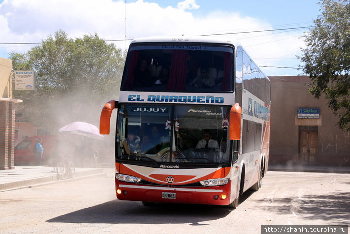 Автобус пойдет в сторону Боливии Провинция Хухуй, Аргентина