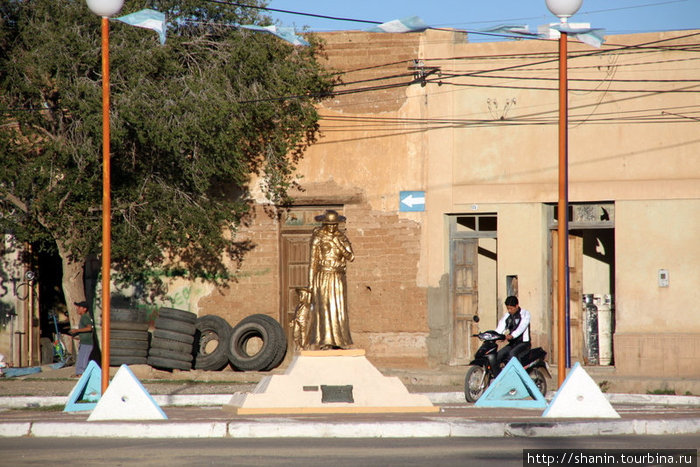 Бронзовая статуя Ла-Киака, Аргентина