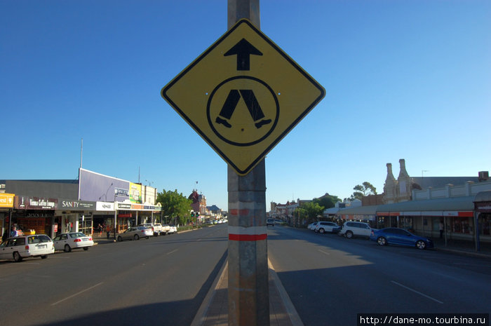 Прогулка по городу Калгурли, Австралия