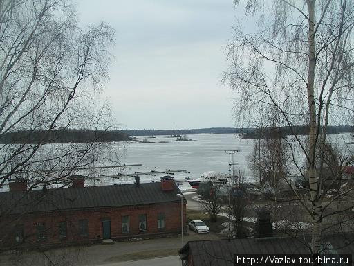 Сайменское озеро с восточного бастиона Лаппеенранта, Финляндия