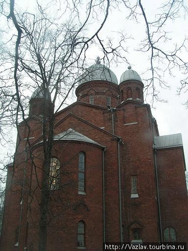 Православные купола лютеранского храма Лаппеенранта, Финляндия