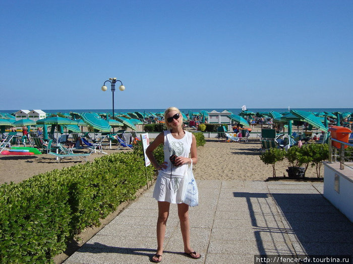 На пляжах Венецианского залива Езоло, Италия