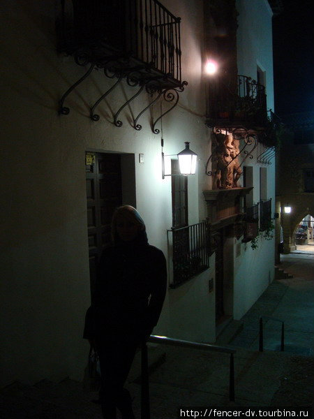 Ночной Побле Эспаньол Барселона, Испания