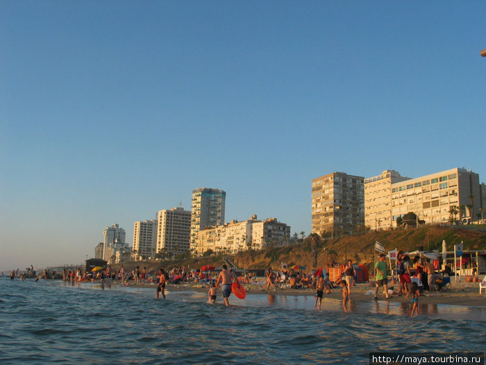 Только пляж Бат-Ям, Израиль
