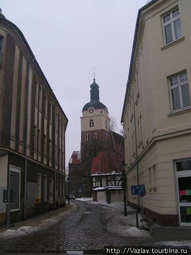 Церковь издалече Бранденбург, Германия