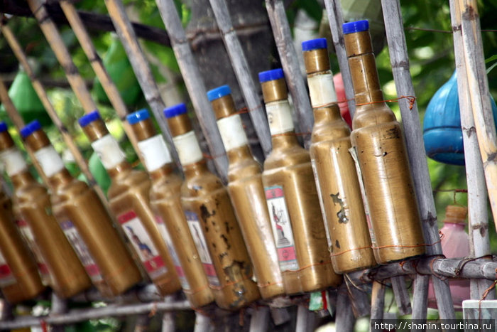 Художественная композиция из пустых пластиковых бутылок Гайман, Аргентина