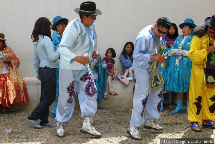 Репетиция танца Потоси, Боливия