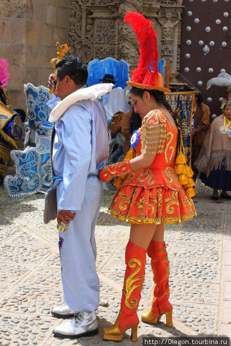 Полная готовность- одеваем тяжёлые костюмы, затягиваем пояса... Потоси, Боливия
