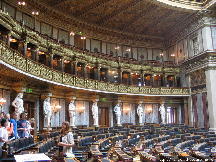 В здании австрийского парламента Вена, Австрия