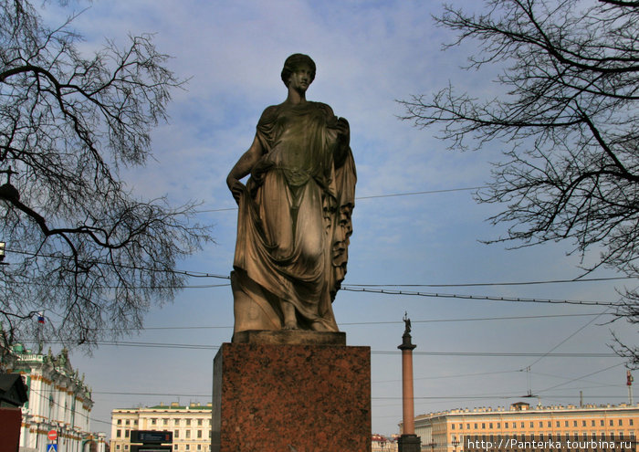 Весенняя Дворцовая площадь Санкт-Петербург, Россия