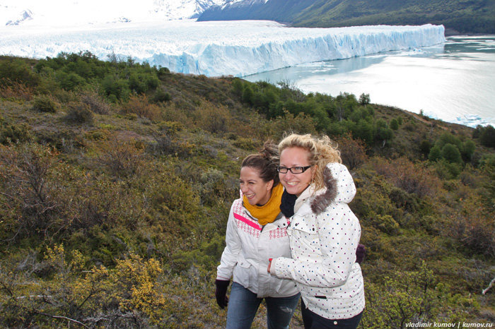 По пути к леднику Perito Moreno