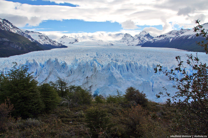 Ледник Perito Moreno Лос-Гласьярес Национальный парк, Аргентина