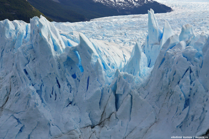 Ледник Perito Moreno Лос-Гласьярес Национальный парк, Аргентина