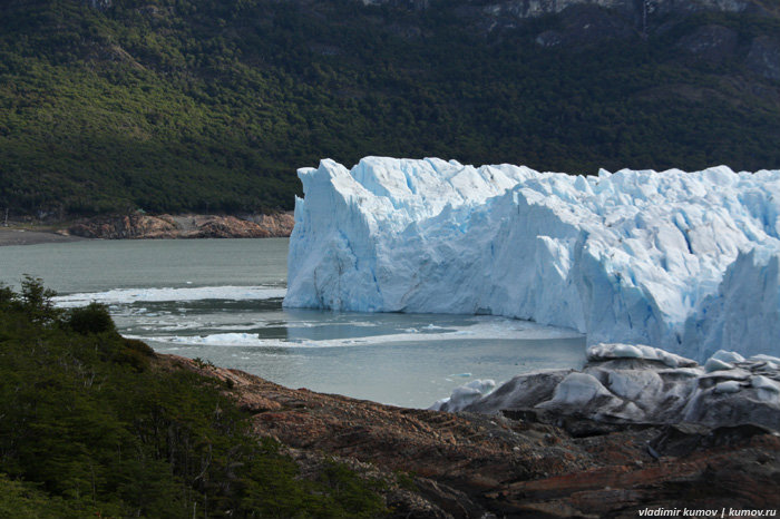 Ледник Perito Moreno Лос-Гласьярес Национальный парк, Аргентина