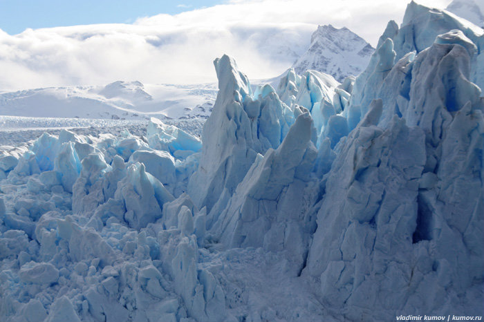 Ледник Perito Moreno Лос-Гласьярес Национальный парк, Аргентина