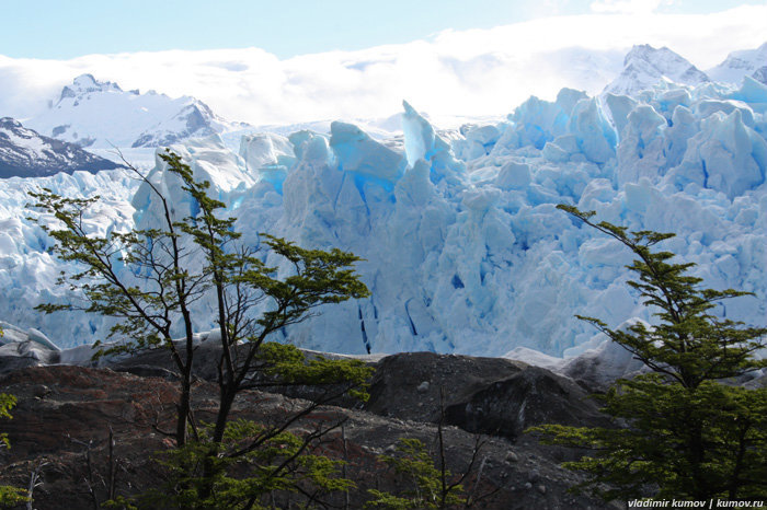 Ледник Perito Moreno Лос-Гласьярес Национальный парк, Аргентина