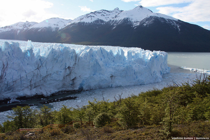 Ледник Perito Moreno Лос-Гласьярес Национальный парк, Аргентина