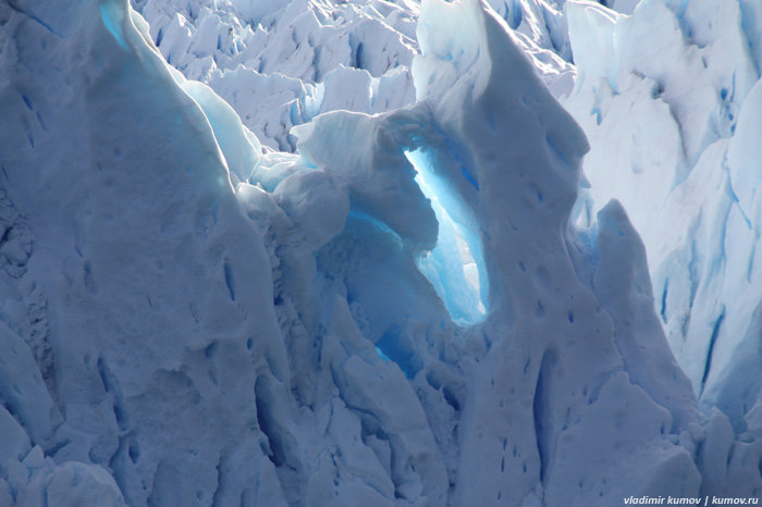 Ледник Perito Moreno Лос-Гласьярес Национальный парк, Аргентина