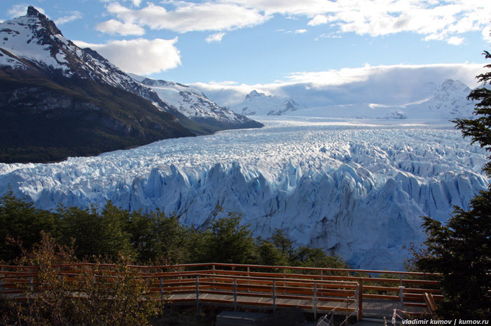 Ледник Perito Moreno Лос-Гласьярес Национальный парк, Аргентина