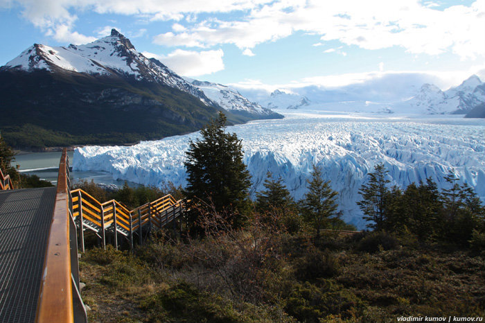 Ледник Perito Moreno Лос-Гласьярес Национальный парк, Аргентина