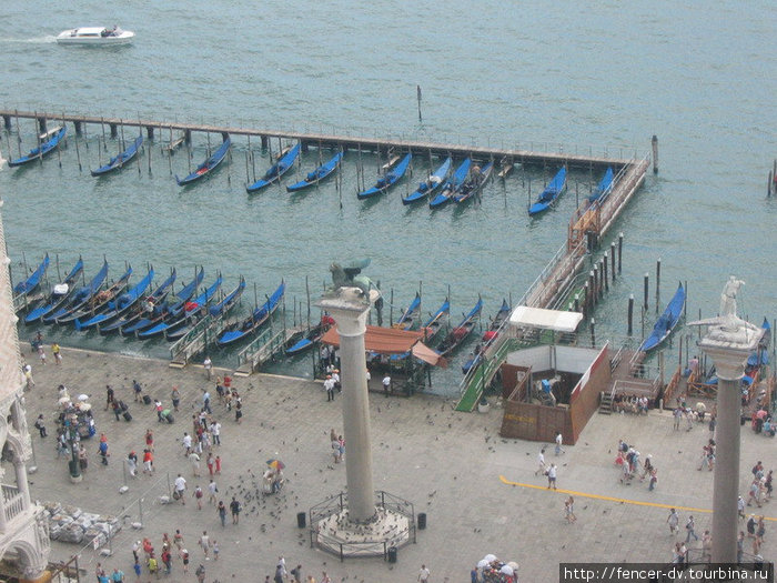 Венеция с башни Кампаниле Венеция, Италия