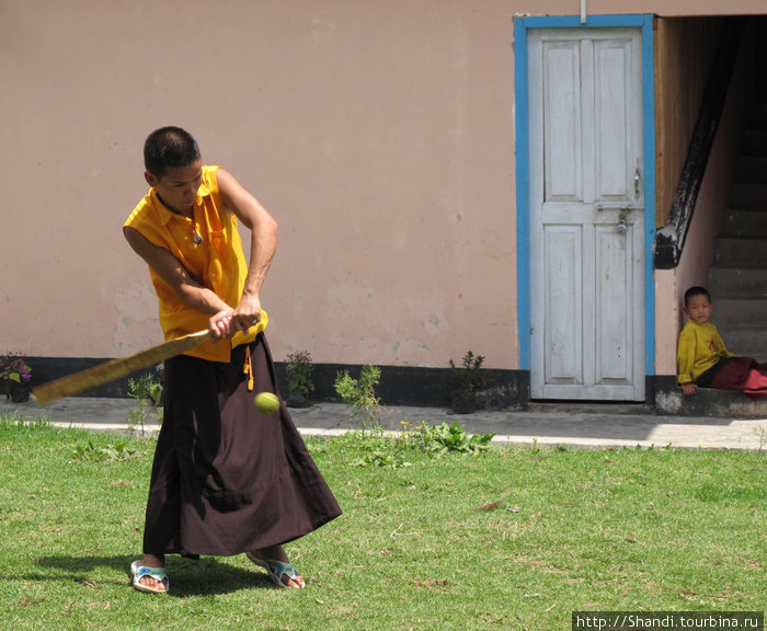 Монастырский крикет Штат Сикким, Индия