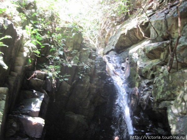 Сам водопад в джунглях Ката, Таиланд