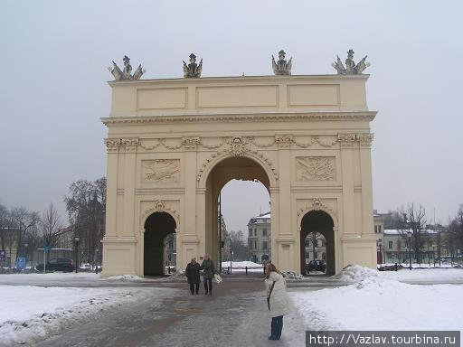 Оборотная сторона Бранденбургских ворот