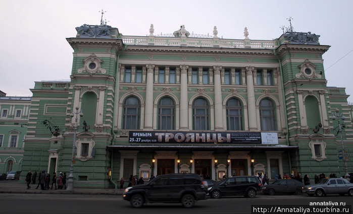 Фасад Мариинского театра Санкт-Петербург, Россия