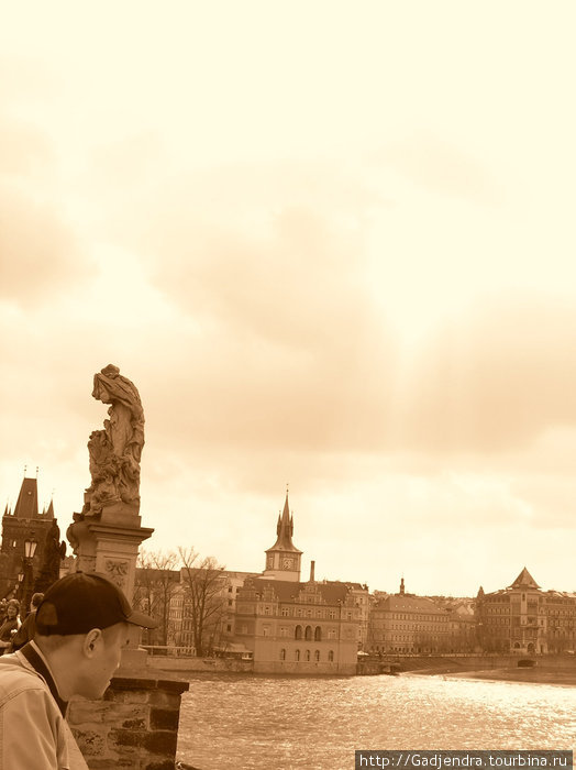 В тоневыцветших фото Прага, Чехия